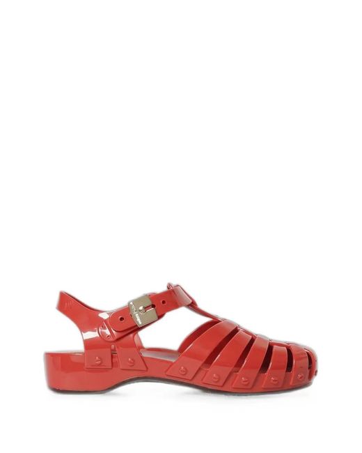 Melissa Red X Scholl Possession Pescura Cage Sandals
