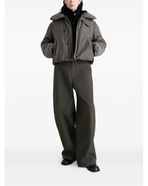Lemaire Gray Bubble-collar Puffer Jacket