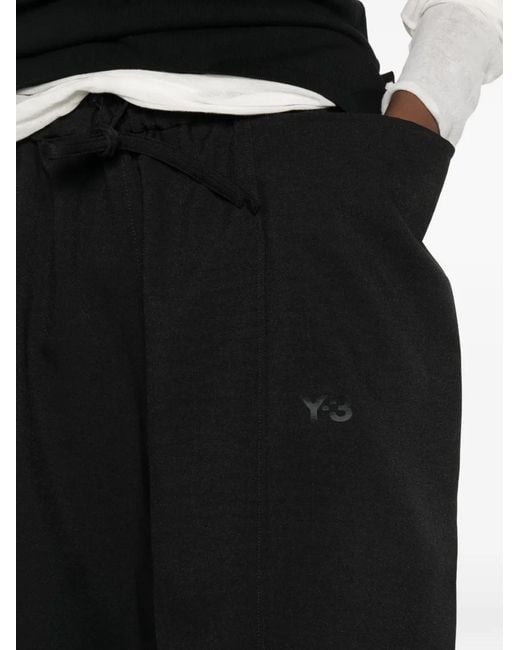 Y-3 Black Drawstring Trousers