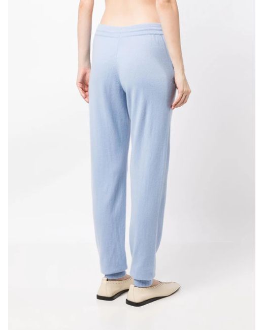 Teddy Cashmere Blue Milano Cashmere Track Pants