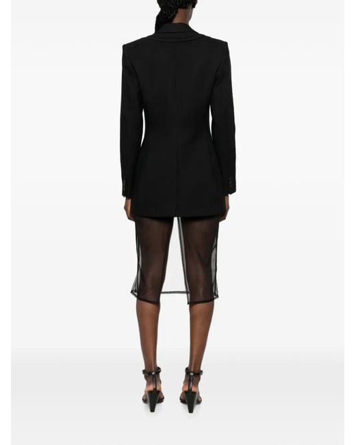 Viktor & Rolf Black Triple-Layer Wool Blazer