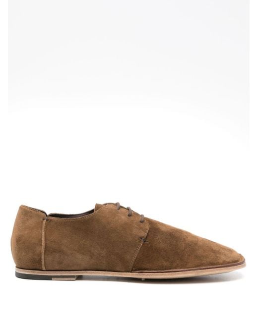 Vic Matié Brown Suede Oxford Shoes for men