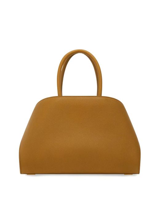Ferragamo Metallic Hug Small Leahter Tote Bag