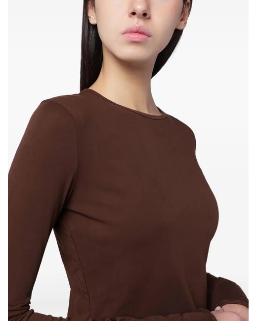 Entire studios Red Long-Sleeves Crew-Neck T-Shirt