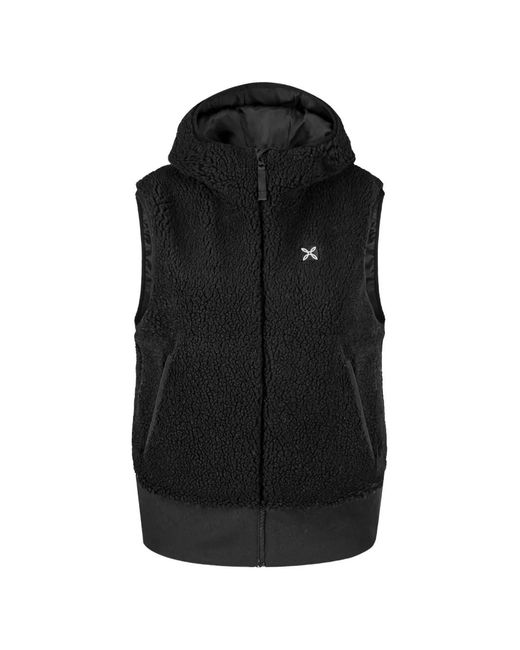 Montura Black Hooded Fleece Jacket
