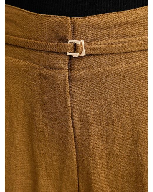 Morgan Natural Pleated Trousers