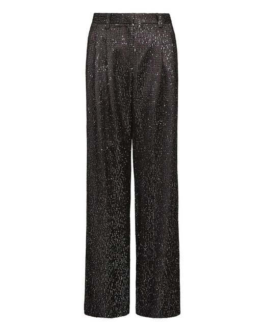 Twp Black Sulli Sequined Trousers