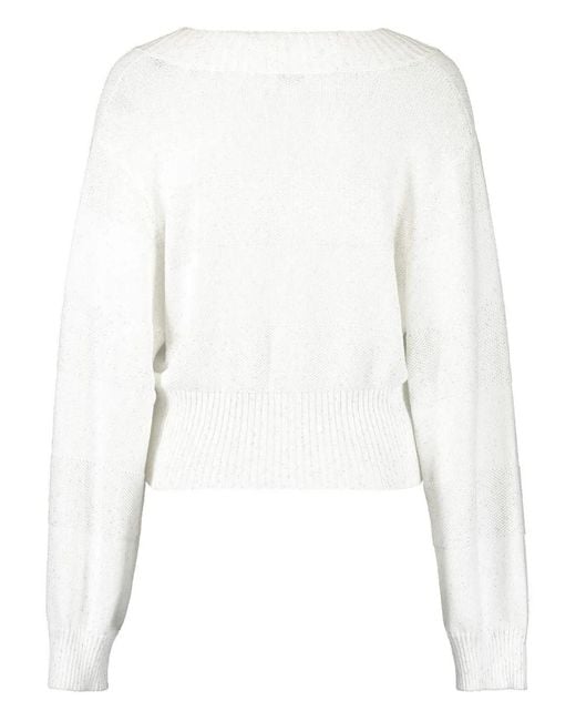 Brunello Cucinelli White Sweater
