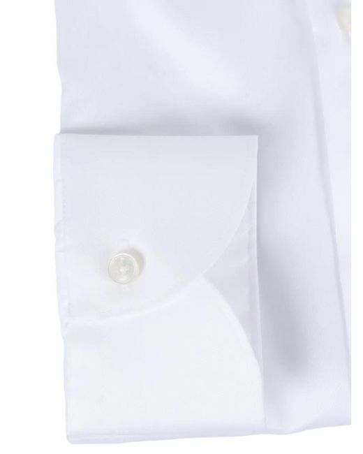 Xacus White Button-Down Shirt for men