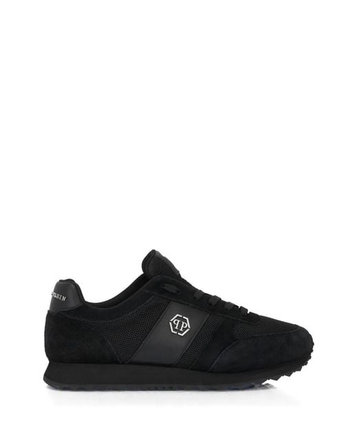 Philipp Plein Black Portofino Runner Sneakers