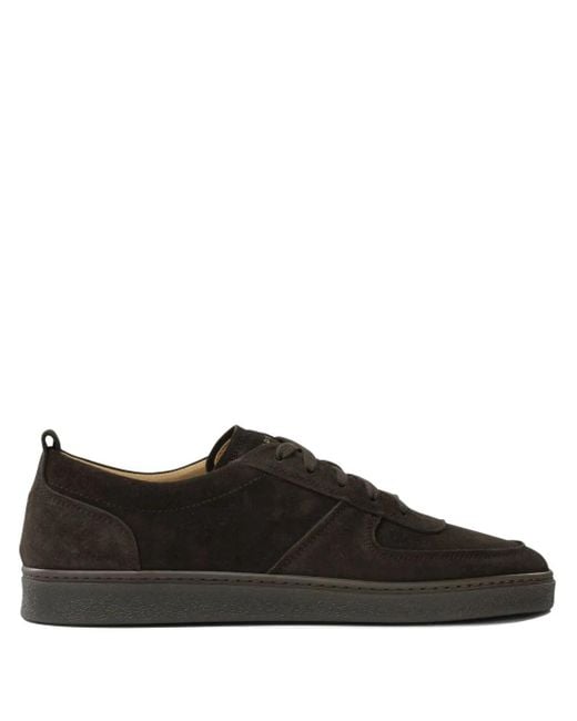 メンズ Henderson Lace-up Suede Sneakers Black