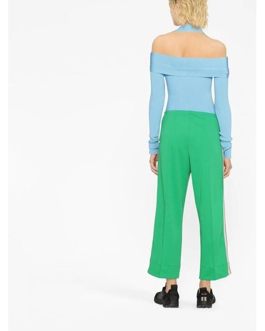 Palm Angels Green Trousers