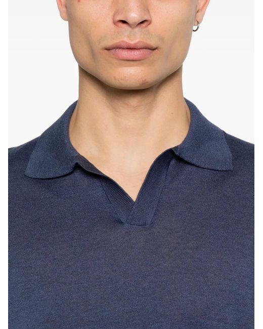Barba Napoli Blue Napoli Short-Sleeve T-Shirt for men