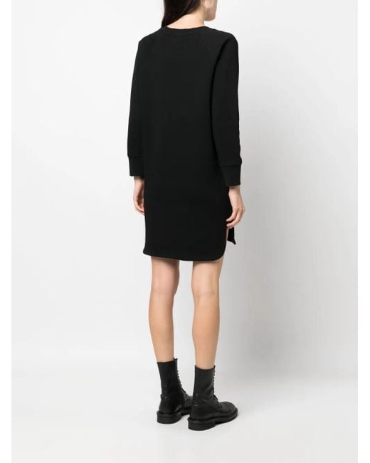 Zadig & Voltaire Black Diaz Peace & Love Mini Dress