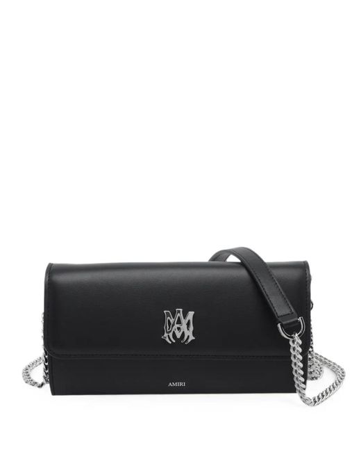 Amiri Black Ma Logo-Plaque Shoulder Bag