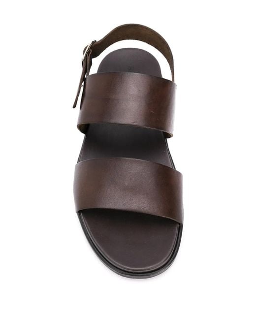 Scarosso Brown Antonio Strap Sandals for men