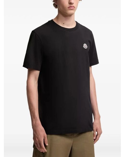 Moncler Black T-Shirt Pack for men