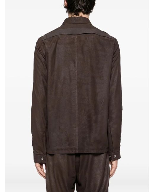 Rick Owens Brown Brad Jacket for men