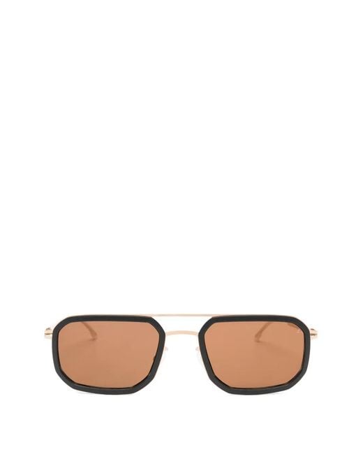 Mykita Black X Leica Ml16 Rectangle-Frame Sunglasses
