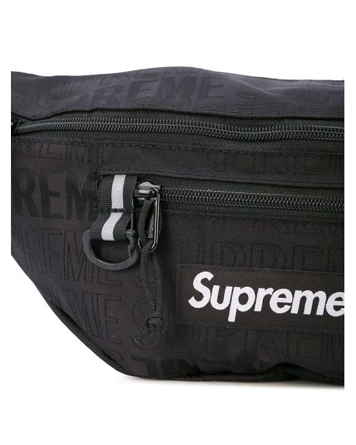 Supreme Logo-Patch Shoulder Bag - Red for Men