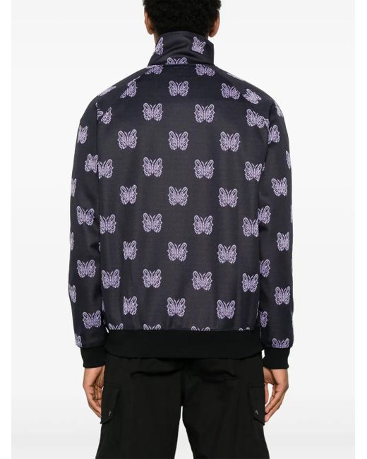 Needles Blue X Kae Tanaka Zip-Up Track Jacket for men
