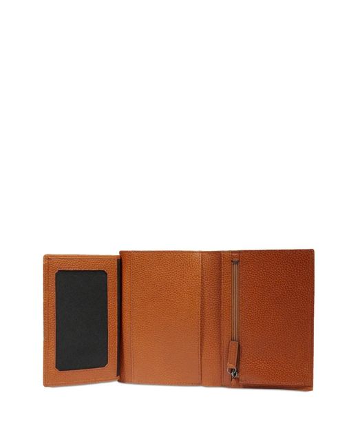 Lancel Brown Driver 9Cc Zip-Detail Leather Wallet for men