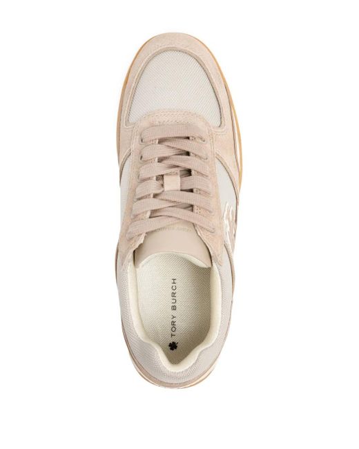 Tory Burch White Clover Court Sneakers