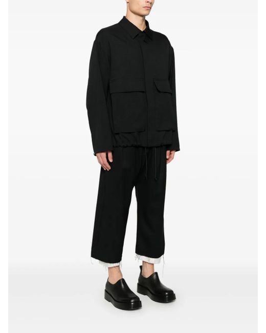 Y-3 Black Printed Jacket for men