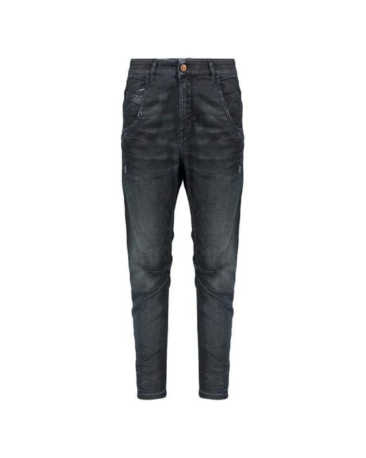 DIESEL Gray Five Pockets Jeans