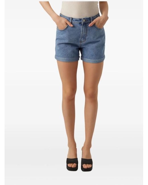 Vero Moda Blue Zuri Shorts