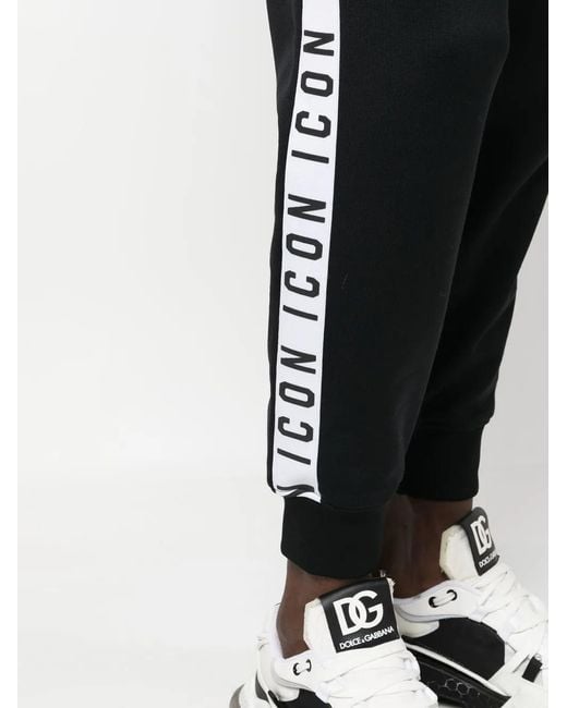 DSquared² Black Icon Joggers for men
