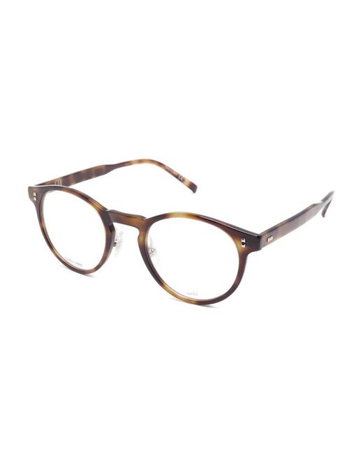 Dunhill Brown Round-Frame Glasses