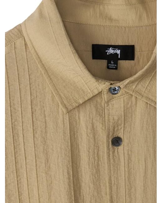 Stussy Natural Short-Sleeve Pocket Shirt for men