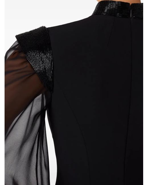 Jenny Packham Black Isabelle Maxi Dress