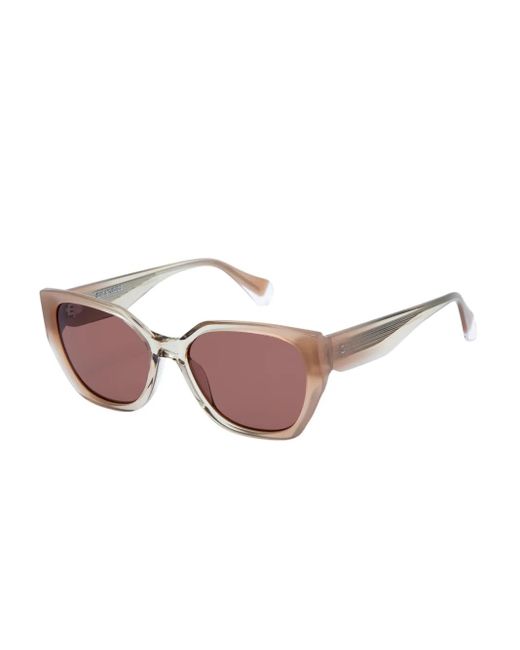 Gigi Studios Pink Round-Frame Sunglasses