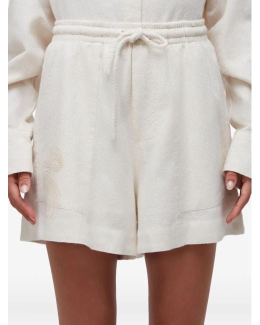 Osklen Shorts Met Trekkoord in het White