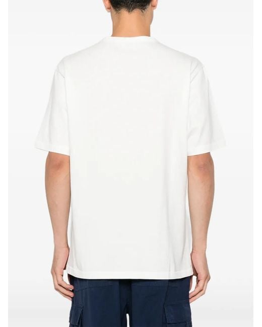 KENZO White Logo-Print T-Shirt for men