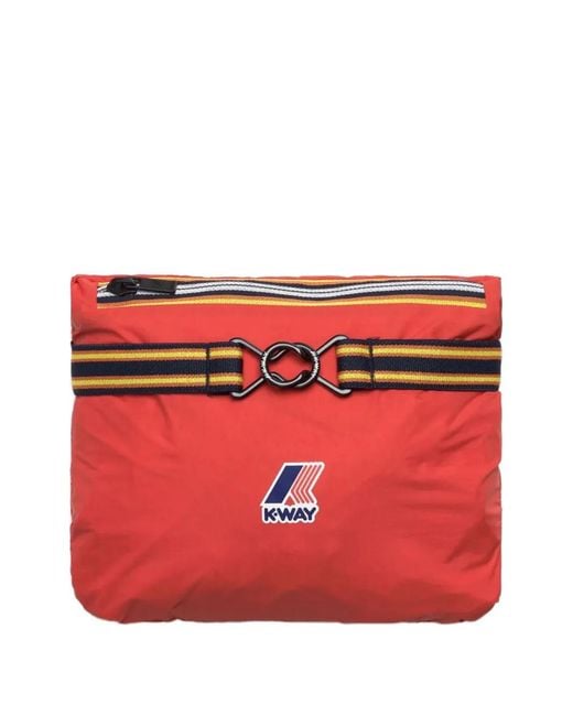 K-Way Red Le Vrai 4.0 Claude Zip-Up Jacket for men