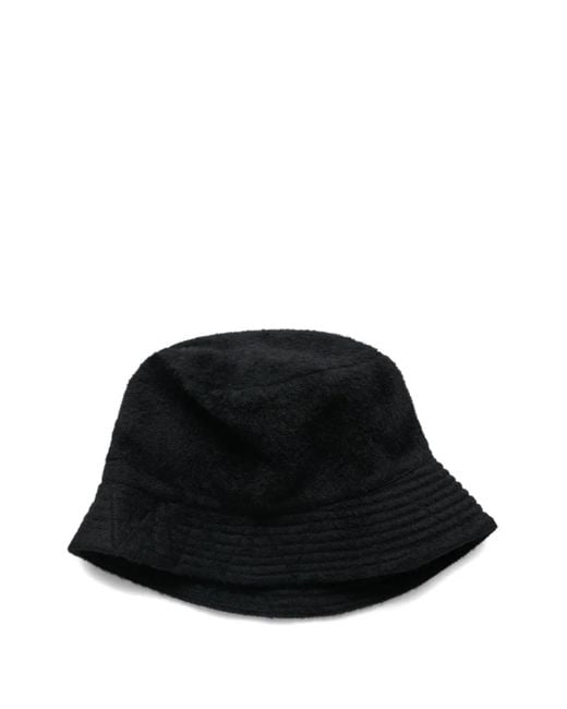 Engineered Garments Black Fleece Bucket Hat for men