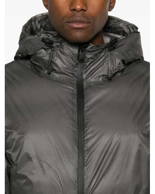 Rains Gray Ripstop Padded Waterproof Puffer Jacket for men