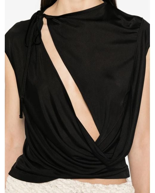 AYA MUSE Black Nyra Cut-Out Cami Top