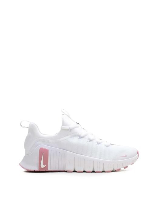 Nike White Free Metcon 6 Sneakers