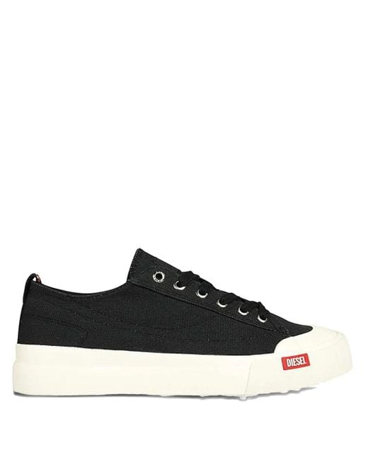 DIESEL S-Athos Canvas-Sneakers mit runder Kappe in Black für Herren