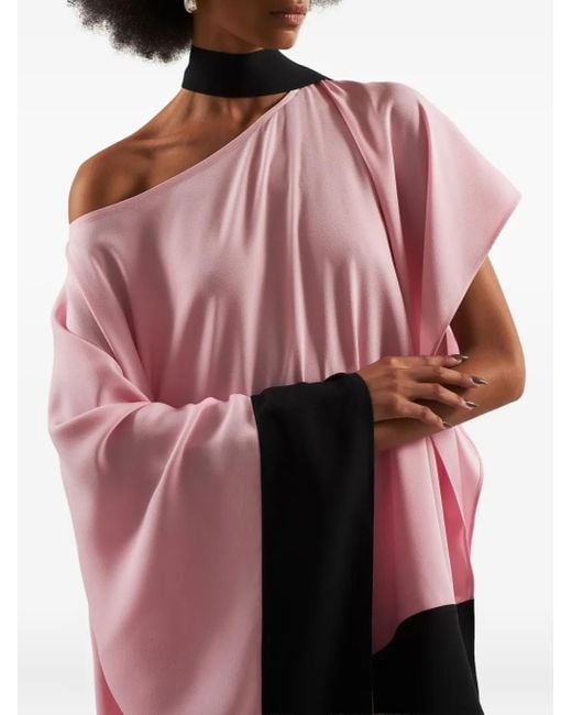 ‎Taller Marmo Pink Kleid mit asymmetrischem Saum
