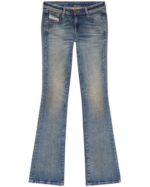 DIESEL Blue D-Ebbey Bootcut-Jeans