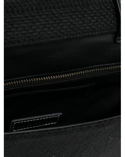 Adererror Black Panelled Bouclé Crossbody Bag