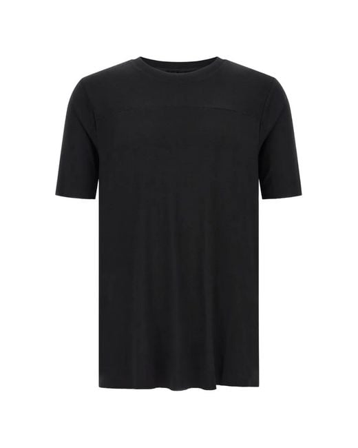 Thom Krom Black Cross-Stitch Deconstructed T-Shirt for men