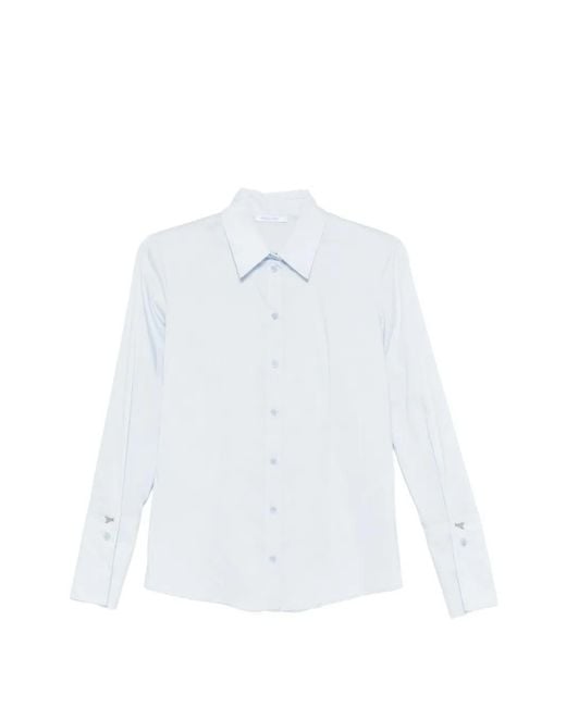 Patrizia Pepe White Button-Fastening Shirt