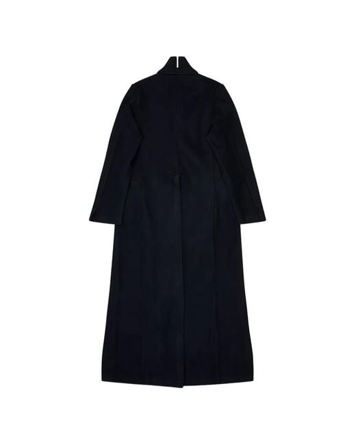 Daniela Gregis Blue Button-Up Coat