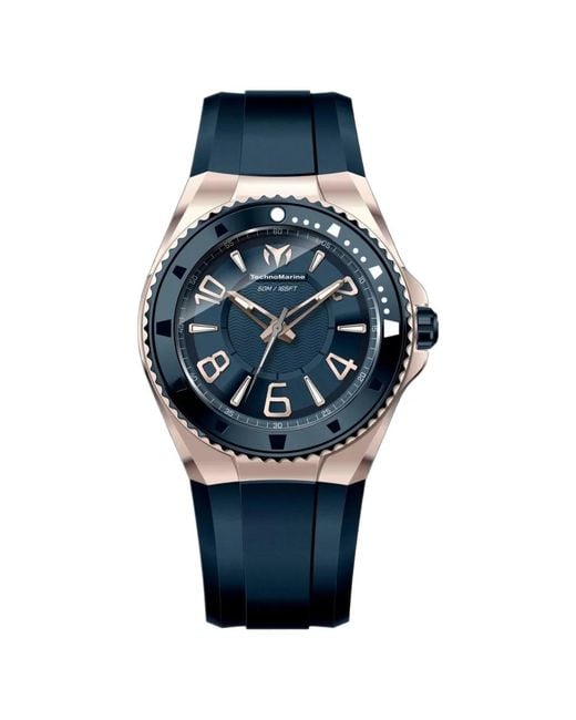 TechnoMarine Blue Lusso Mare 44Mm Watch for men